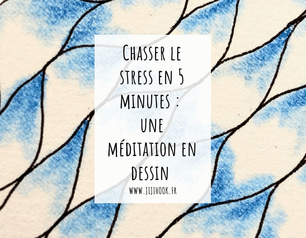 Image de mise en avant article de blog sur comment chasser le stress en 5min avec le zentangle