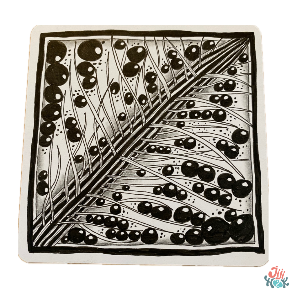 Tuile au format Apprentice avec le motif Mythograph